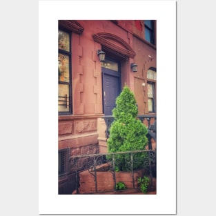 Harlem Brownstones House Manhattan New York City Posters and Art